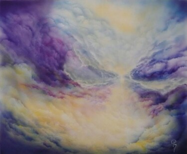 Peinture intitulée "ciel sauvage" par Pim, Œuvre d'art originale
