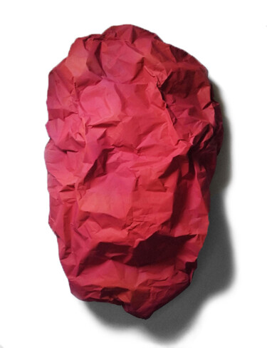 Скульптура под названием "HEART" - Pin Vega, Подлинное произведение искусства, Бумага