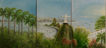 Pintura titulada "Rio de Janeiro" por Cmpoliva, Obra de arte original, Oleo