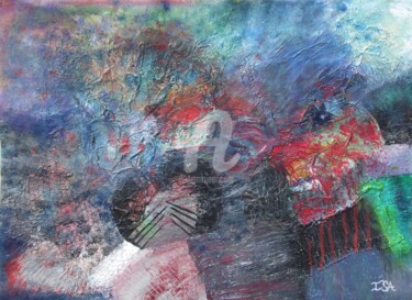 Peinture intitulée "La pulsion" par Pinkivioletblue, Œuvre d'art originale, Acrylique