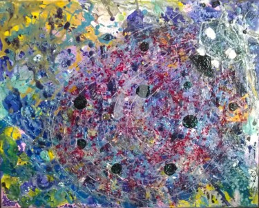 Painting titled "Magic Cocci" by Pinkivioletblue, Original Artwork, Acrylic