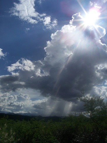 Fotografía titulada "nubes que caen" por Pinnini, Obra de arte original