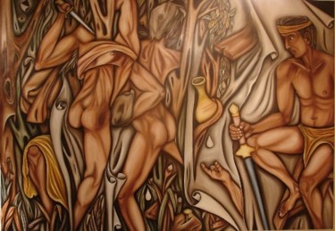 Painting titled "Perspectivas" by Jorge Diaz, Original Artwork
