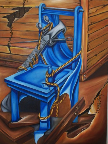 Pintura titulada "silla.jpg" por Jorge Diaz, Obra de arte original