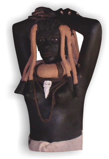 Escultura intitulada "himba.jpg" por H Pintodasilva, Obras de arte originais