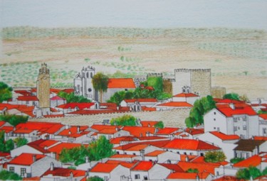"As cores de Serpa" (a litle city in south of Portugal) 26x18 cm ©2014 por Inês Dourado