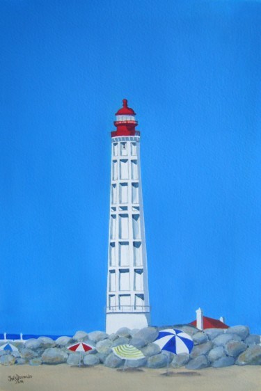 "A Casa da Luz", (The Lighthouse),Iha do Farol (Olhão, Algarve), 21x29 cm ©2014 por Inês Dourado