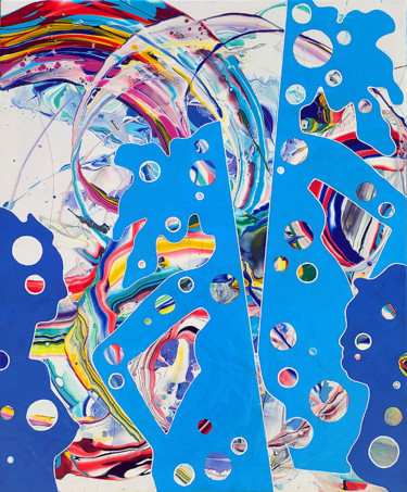 Truth within Pittura intitolato "Truth within" da Soma, Opera d'arte originale, Acrilico