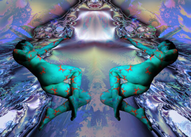 Arts numériques intitulée "REBIRTH OF VENUS BL…" par Paul Pinzarrone, Œuvre d'art originale, Photo montage