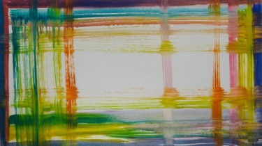 Pittura intitolato "Colored Lines" da Pio30, Opera d'arte originale, Acrilico
