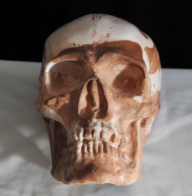 Sculpture intitulée "Skull #10#" par Pio30, Œuvre d'art originale, Céramique