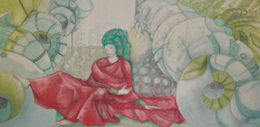 「“Mutter”」というタイトルの絵画 Pio30によって, オリジナルのアートワーク, アクリル