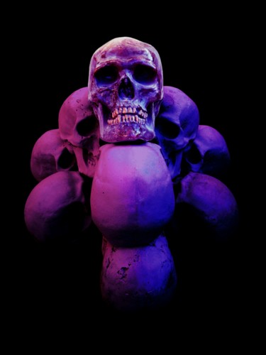 Escultura titulada "“Purpledemocracy-pi…" por Pio30, Obra de arte original, Yeso