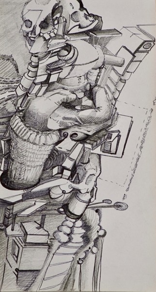 Zeichnungen mit dem Titel "#29#" von Pio30, Original-Kunstwerk, Kugelschreiber