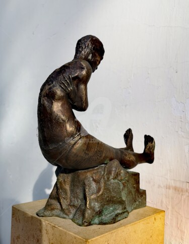 Sculpture titled "REVERIE" by Piotr Bubak, Original Artwork, Bronze