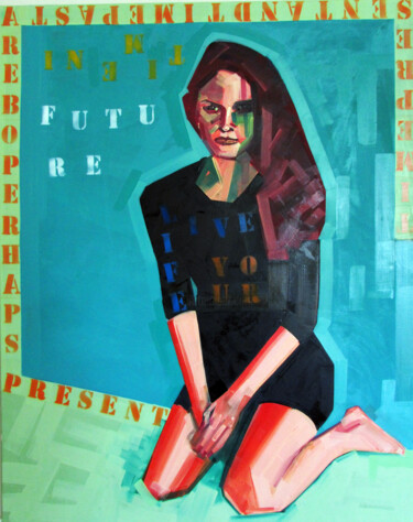 Malerei mit dem Titel "Pass_Age" von Piotr Kachny, Original-Kunstwerk, Öl
