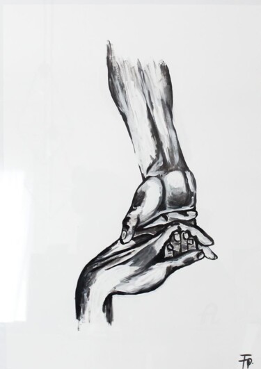 Pintura intitulada "Mãos" por Pipa, Obras de arte originais, Acrílico