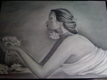 Peinture intitulée "Femme" par Piquard, Œuvre d'art originale
