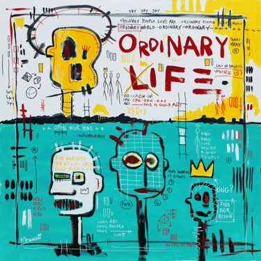 Peinture intitulée "Ordinary Life" par Piriongo, Œuvre d'art originale, Acrylique