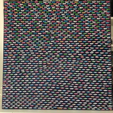 Peinture intitulée "larguer les amarres" par Philippe Simille, Œuvre d'art originale, Collages