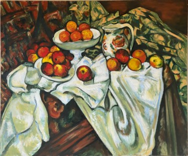 绘画 标题为“D'après Cézanne” 由Gerard Pisson, 原创艺术品, 油