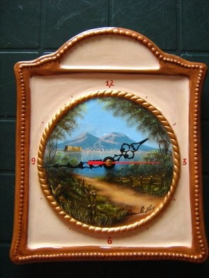 Painting titled "orologio cassetta" by Luigi Cianciulli, Original Artwork, Acrylic