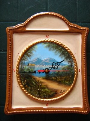 orologio cassetta Pittura intitolato "orologio cassetta" da Luigi Cianciulli, Opera d'arte originale, Acrilico