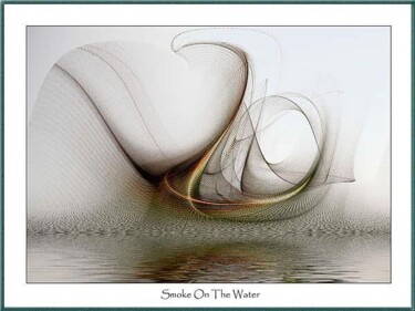 Digitale Kunst mit dem Titel "Smoke on the Water" von Georg Hübner, Original-Kunstwerk