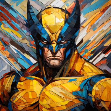 Digital Arts titled "Wolverine" by Pixinxt, Original Artwork, AI generated image