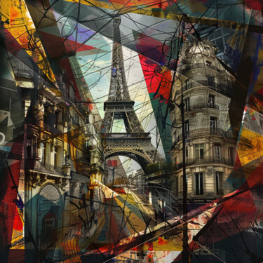 Arte digital titulada "Paris" por Pixinxt, Obra de arte original, Imagen generada por IA