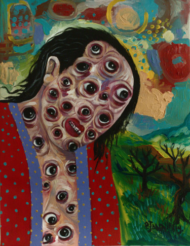 Peinture intitulée "Mais qui est Todome…" par Patrick Jannin, Œuvre d'art originale, Acrylique