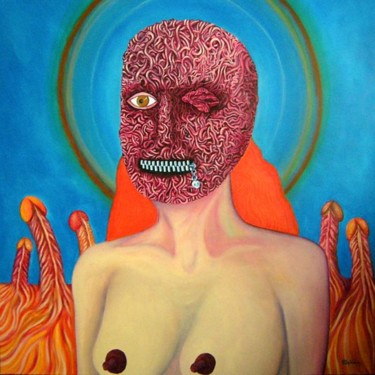 Peinture intitulée "Lilith" par Patrick Jannin, Œuvre d'art originale, Acrylique