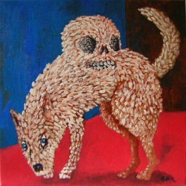 Pintura intitulada "Animal Domestique" por Patrick Jannin, Obras de arte originais, Acrílico