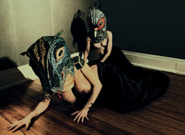 Fotografie getiteld "Le Serpent & l'Oise…" door Patrick Jannin, Origineel Kunstwerk