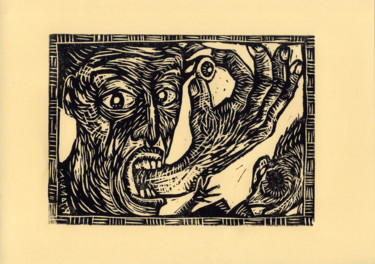 Gravures & estampes intitulée "Le Troisième Oeil" par Patrick Jannin, Œuvre d'art originale