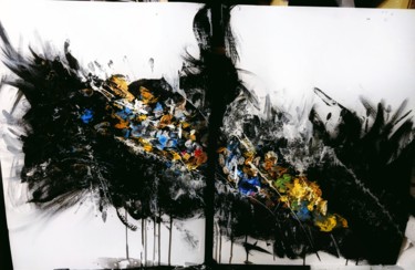 Peinture intitulée "Mental Breakdown" par P R O V I D E N C E, Œuvre d'art originale, Acrylique