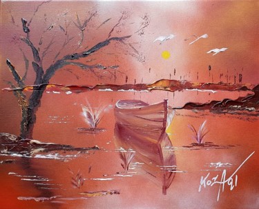 Peinture intitulée "Abandon" par Pascal Koza, Œuvre d'art originale, Acrylique Monté sur Châssis en bois