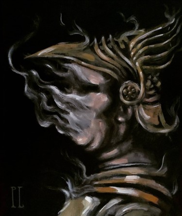 Peinture intitulée "The condottiere" par Pierre-Louis Calatayud (PL artwork), Œuvre d'art originale, Acrylique Monté sur Châ…