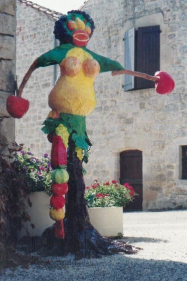 Sculpture titled "FEMME FRUITS" by La Plasticerie, Original Artwork