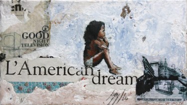 Painting titled "AMERICAN DREAM" by Pascaline Lopez, Original Artwork