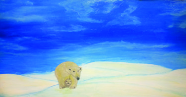 Painting titled "polar-bear.jpg" by Rob Jackson, Original Artwork