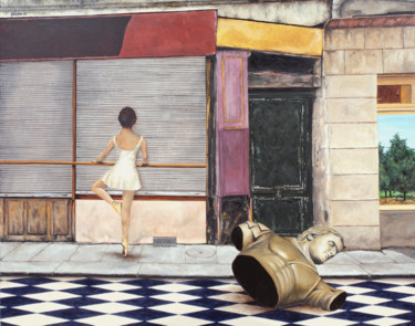 "La danseuse. - Vue…" başlıklı Tablo Plumerand Frédéric tarafından, Orijinal sanat, Petrol