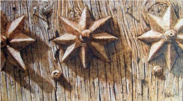 Pintura titulada "Estrellas" por Pluna, Obra de arte original, Oleo