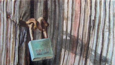 Pintura titulada "Doble cierre" por Pluna, Obra de arte original