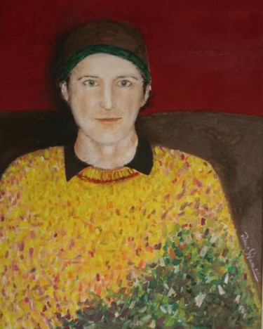 Painting titled "Self Portrait" by Patrick Miller, Original Artwork