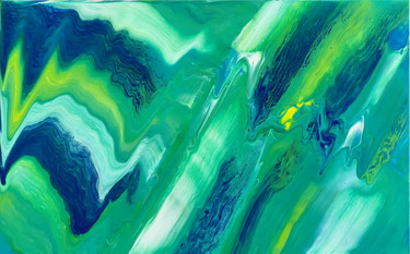 Is My Reality Running? Painting titled "Is My Reality Runni…" by Preston M. Smith (PMS), Original Art, Acrylic