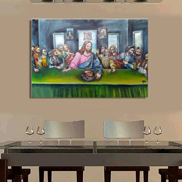 "Last supper modern…" başlıklı Tablo Prosto Nastasya tarafından, Orijinal sanat, Petrol
