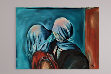 Schilderij getiteld "Modern Lovers paint…" door Prosto Nastasya, Origineel Kunstwerk, Olie