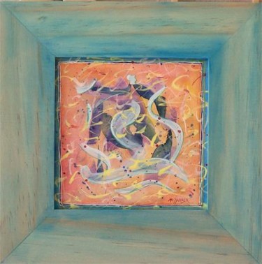 Painting titled "Arabesque" by Poema Barber, Original Artwork