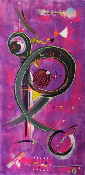 Peinture intitulée "OJO" par Point G, Œuvre d'art originale